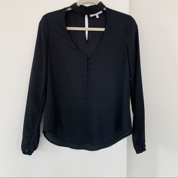 WAYF Sweet Symphony V-Neck Blouse - Picture 4 of 7